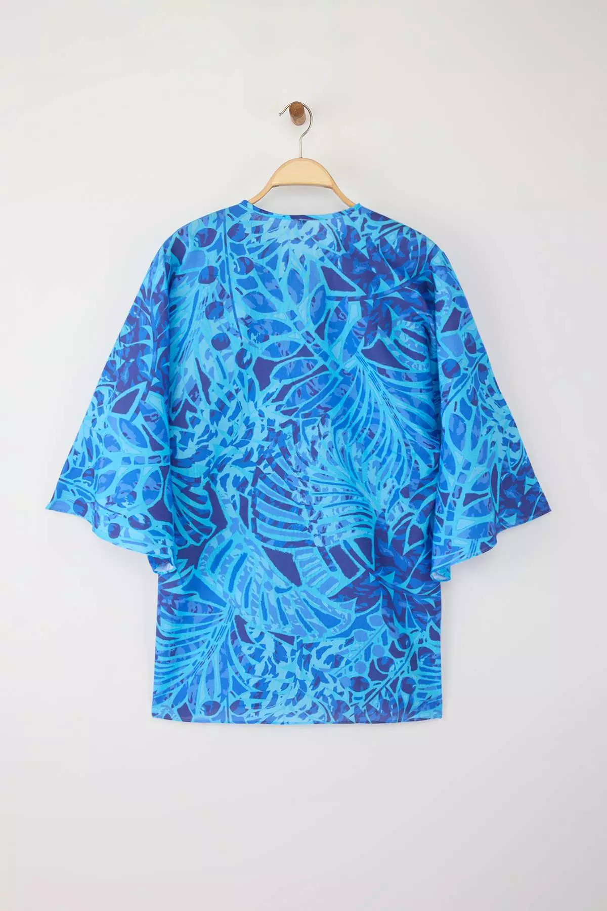 Batik Patterned Beach Dress