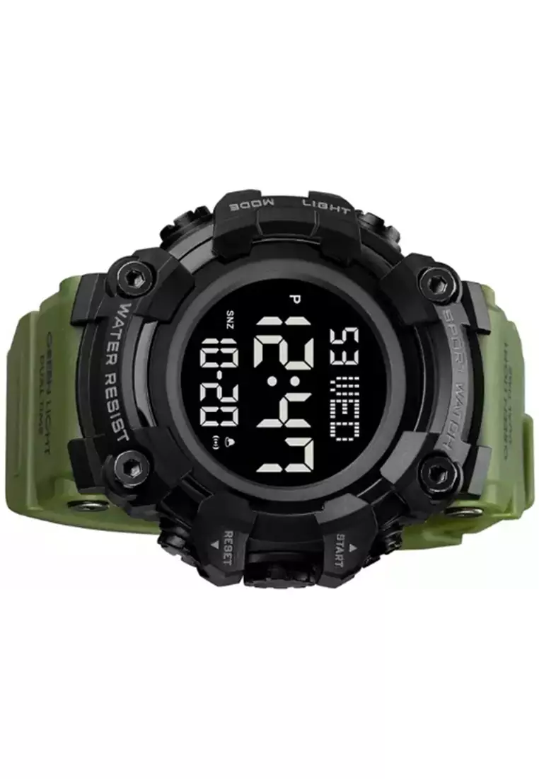 Jam Tangan Digital Pria Waterproof Many Function Strap Tali Material Silicon BL81 ORIGINAL