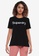 Superdry black Core Logo T-Shirt - Original & Vintage EB5E2AAE39D468GS_1