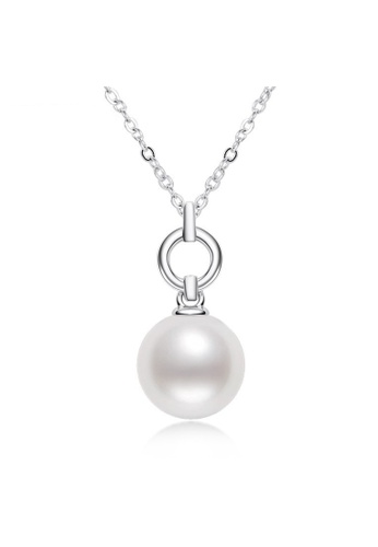 A.Excellence silver Premium Japan Akoya Pearl 8-9mm Circle Clip Necklace 1D4DEAC08F2045GS_1