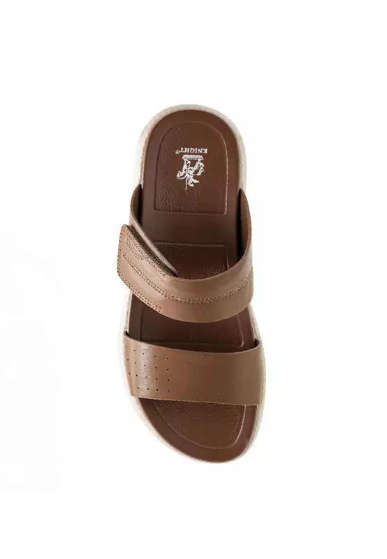 Men Slip On Faux Leather Classic Casual Sandals - 250140045