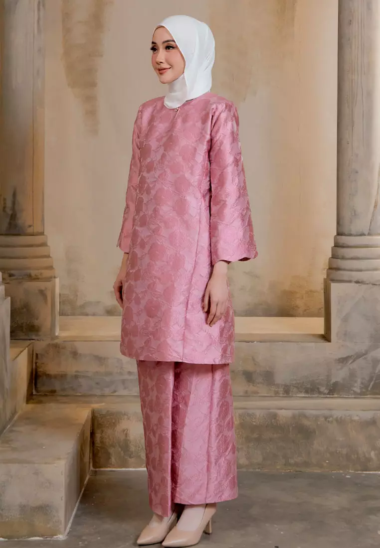 Majestic 2.0 Soft Sheen Jacquard Baju Kurung Pahang Lipat Depan