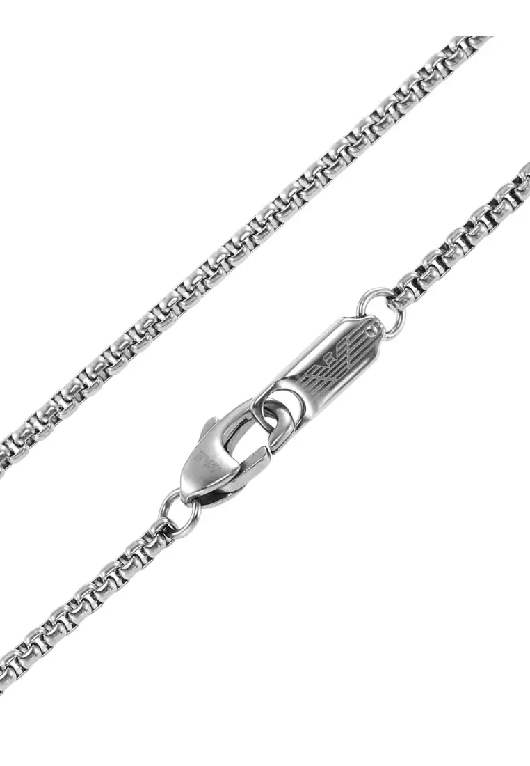 Emporio Armani Men's Necklace 銀色男士項鏈 (EGS2383020)
