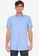 ZALORA BASICS blue Textured Polo Shirt 42C48AA1F08D17GS_1