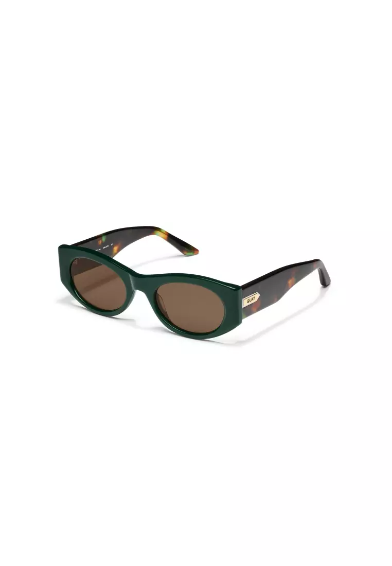 So What Sunglasses - Deep Green/Brown