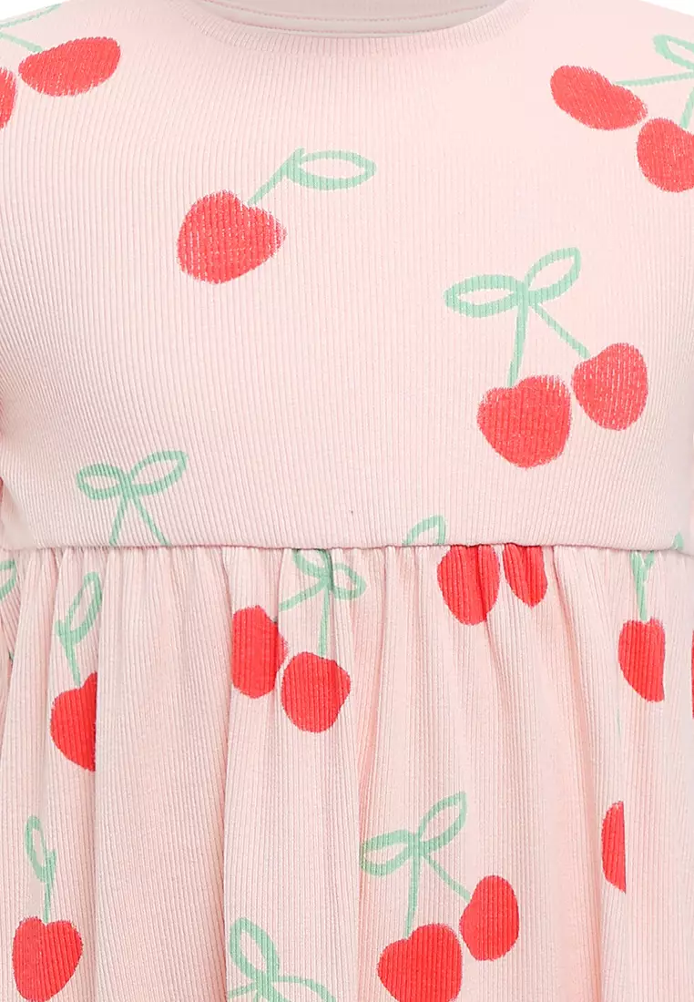 Cotton Cherry Short Sleeve Dress