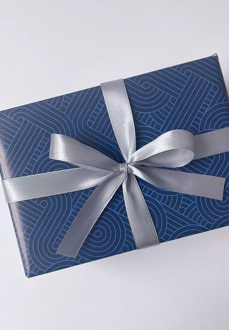 Navy wrapping paper on sale