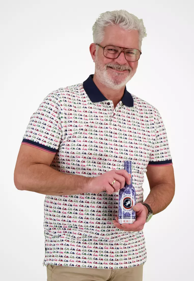 Buy A Fish Named Fred Men White Polo- Scooter Series 2026 Online | ZALORA