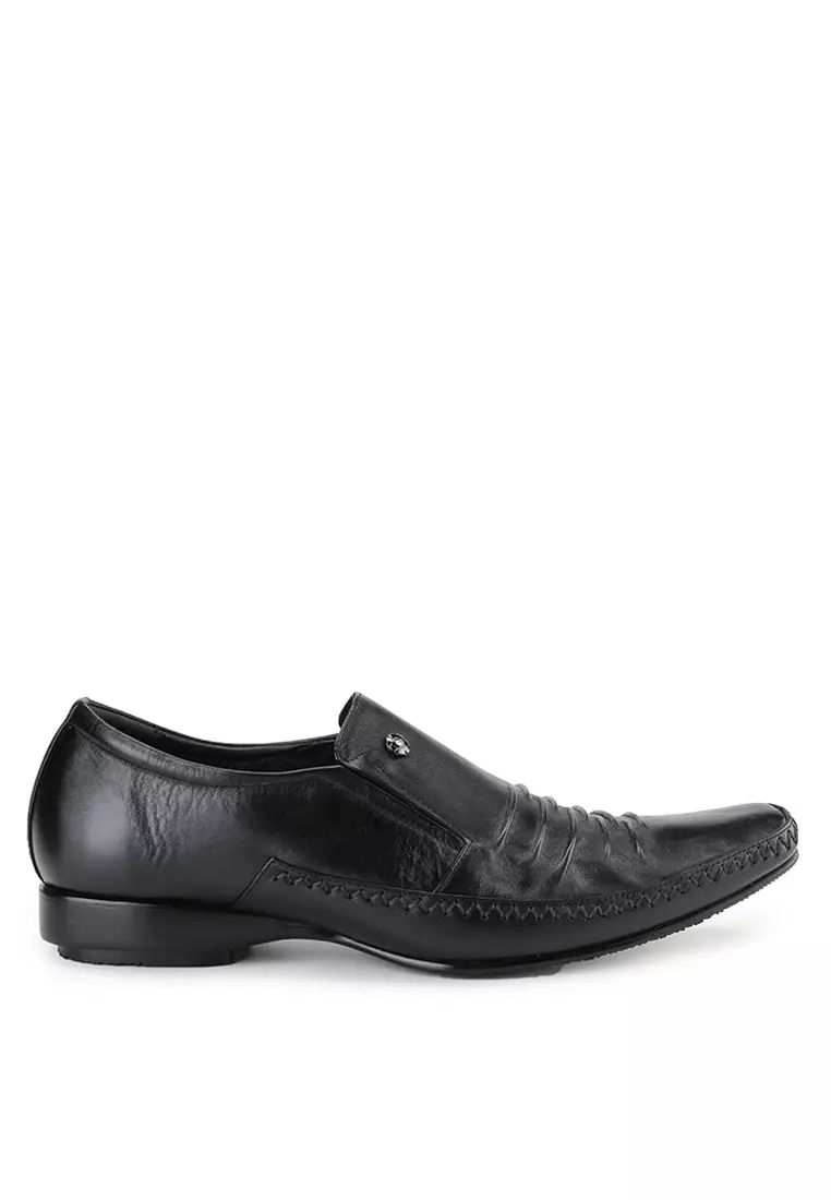 Alvan Sepatu Pantofel Formal Kantor Pria Kulit Asli