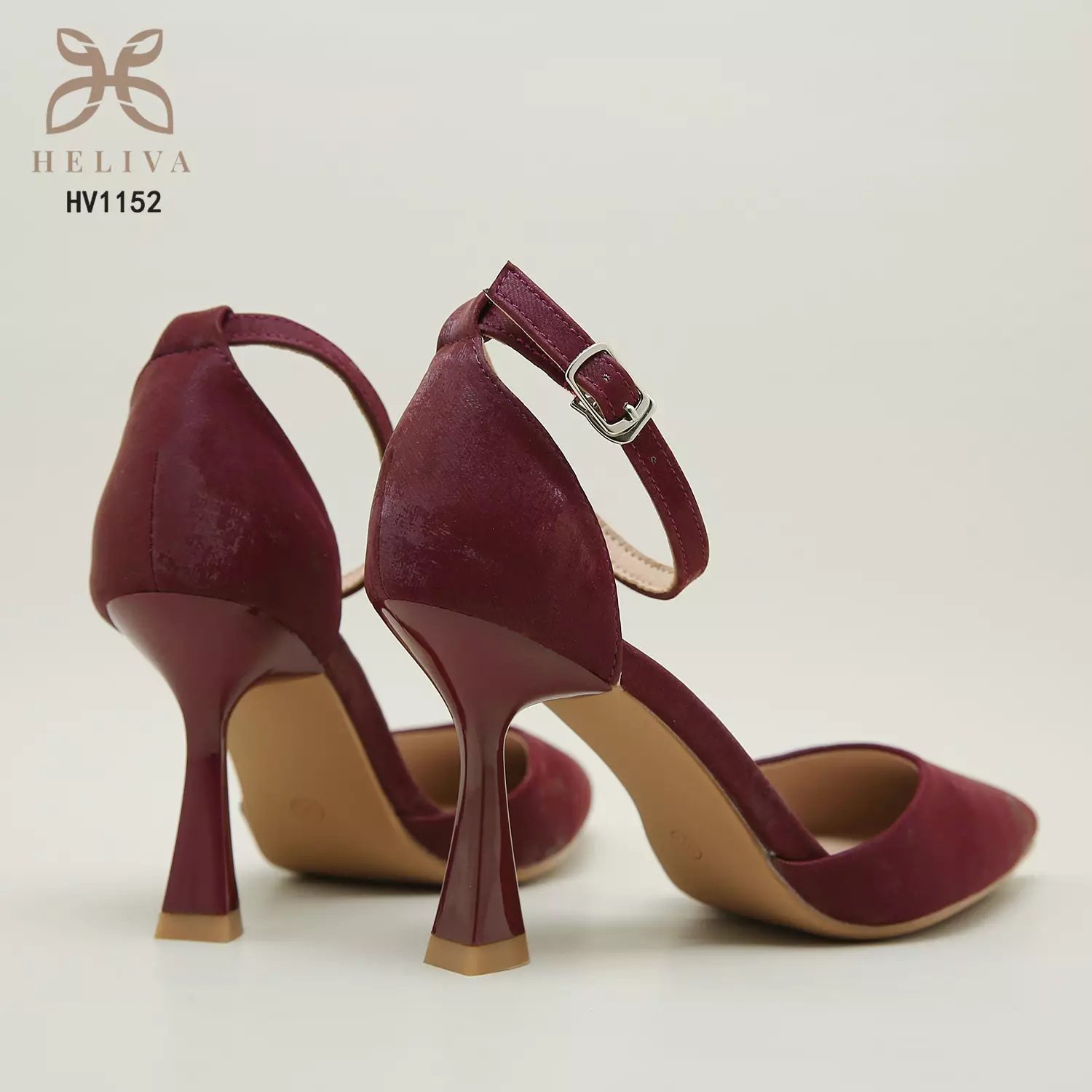 Heliva Angela High Heels Stiletto Shimmer Sling Back Sol 9cm