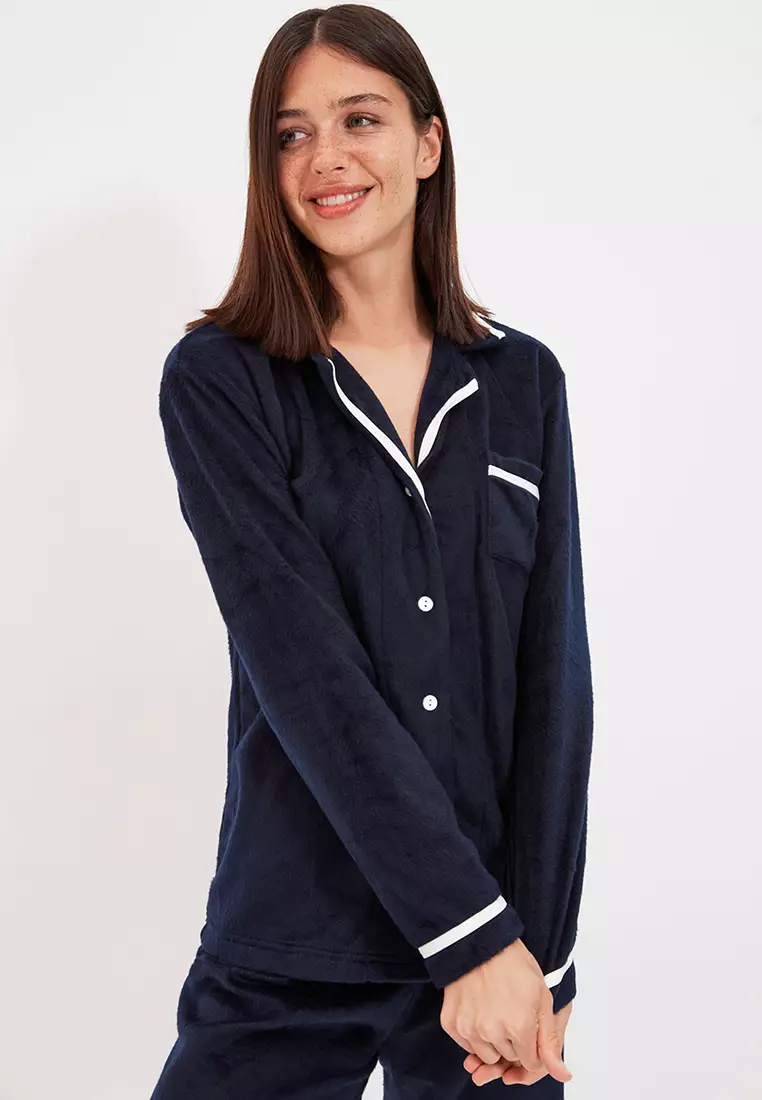 Thick Knitted Pajamas Set