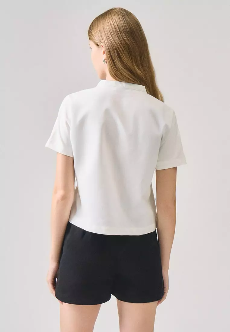 Y-Placket Button Down Shirt