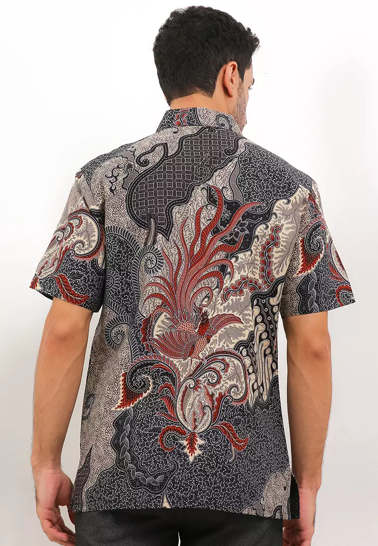 Hem Body Fit Batik Manuk Parang