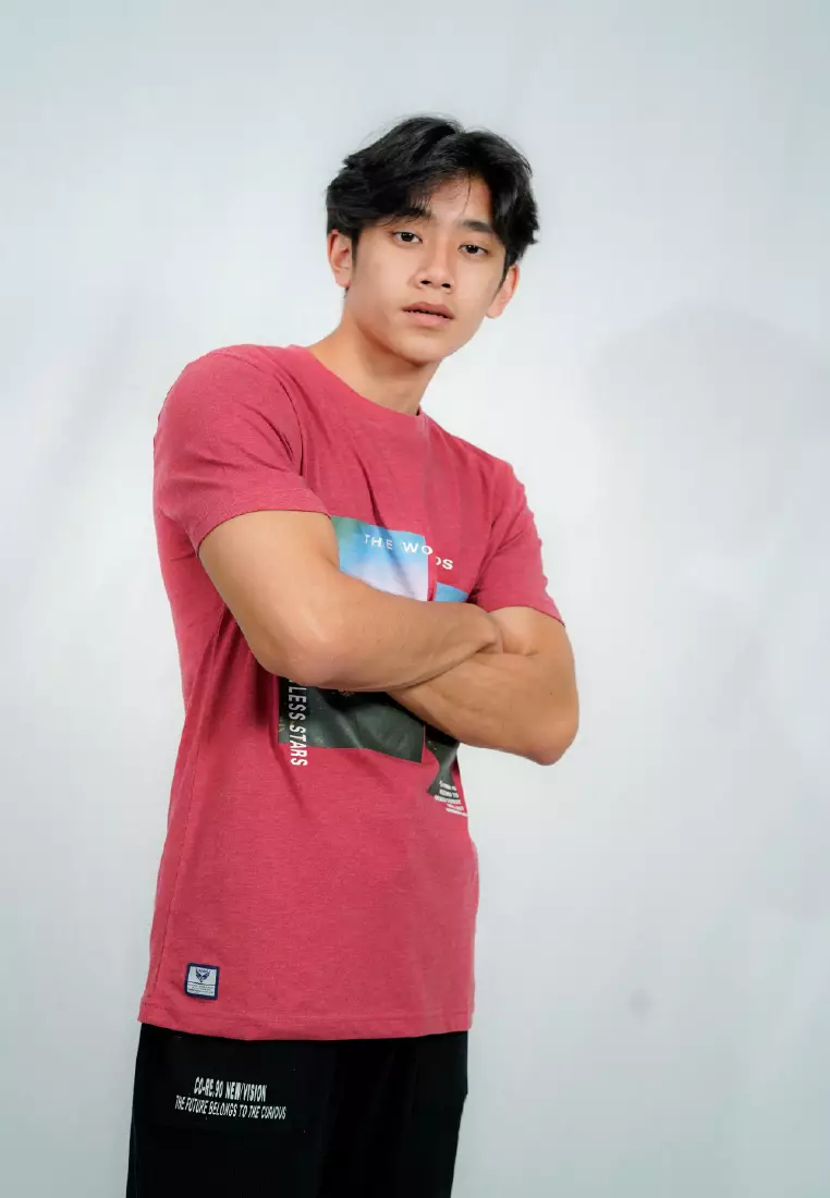 Natural Softness Tritoni Graphic Cotton Tee