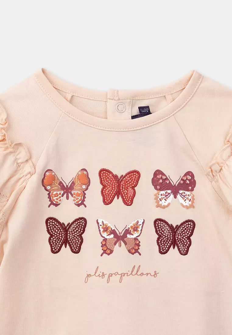 Pink Butterfly T-Shirt