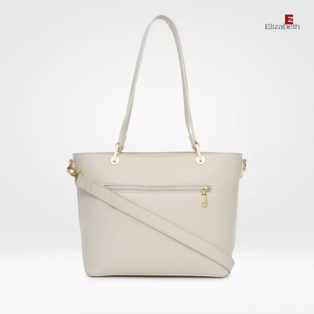 Tas Elizabeth Tote Bag 0055-6030 Light Cream