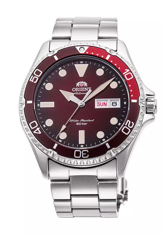 Orient Kamasu Silver Stainless Steel Analog Automatic Watch For Men OR-RA-AA0814R19B