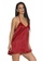 LYCKA red LEB7111-Lady Sexy Chemise and Inner Lingerie Sets-Red 4D995USBDF26F8GS_4