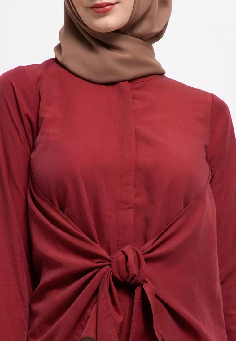 Yuva Blouse In Maroon