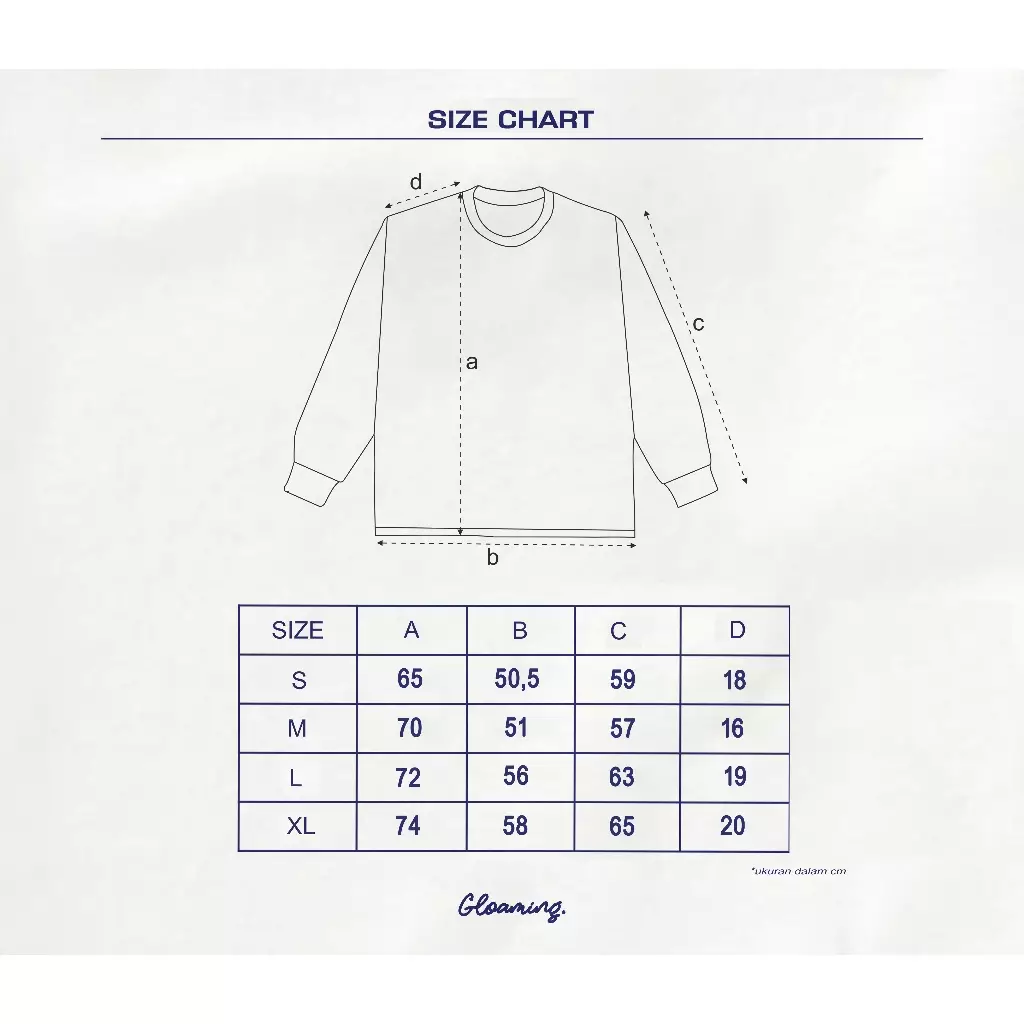 T-Shirt Long Sleeve Ocean White