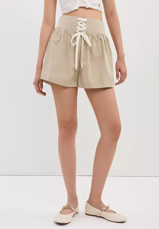 Lace-Up Shorts