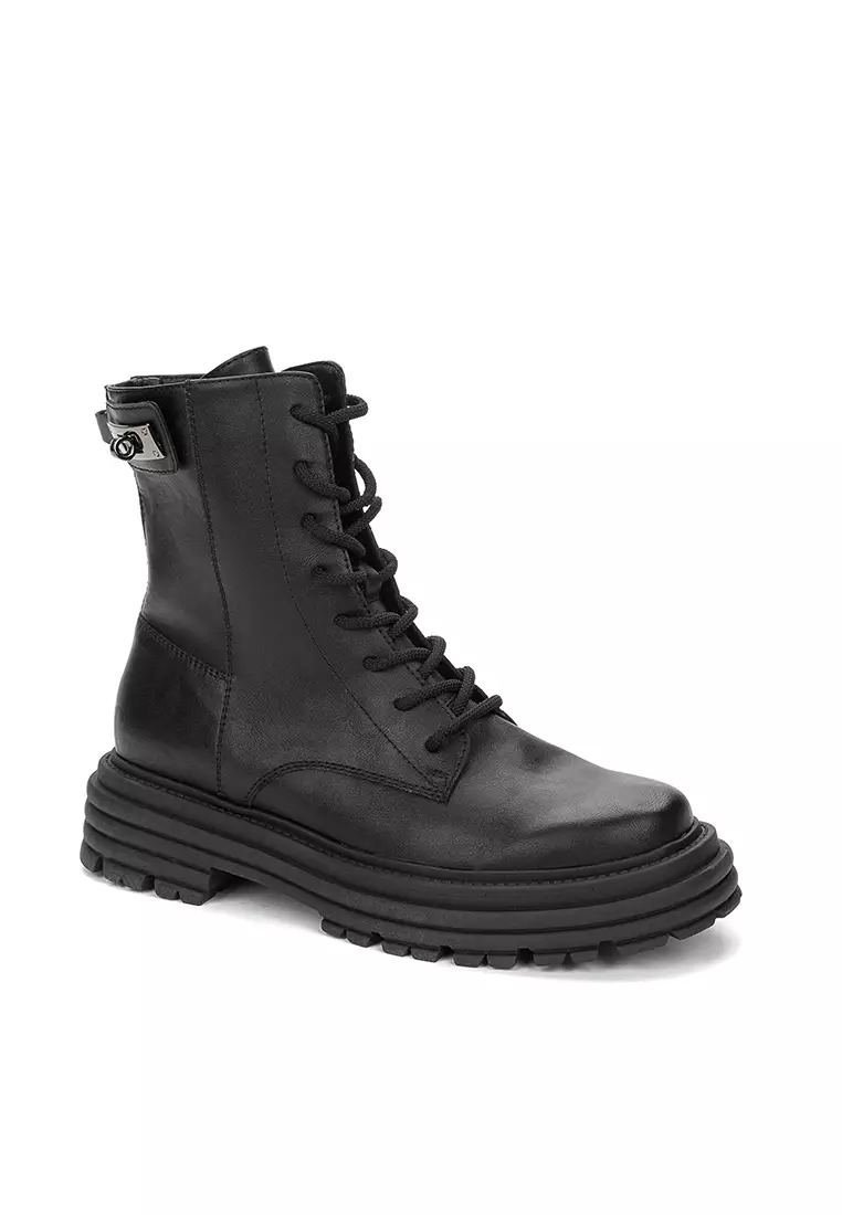 Red velvet lace up on sale boots