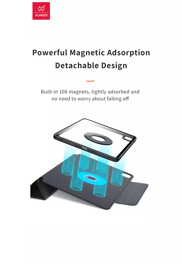 Buy MobileHub Xiaomi Pad 6 XUNDD 360 Rotating Magnetic Detachable Case with  Pen Holder MiPad 6 Mi Pad 6 2024 Online
