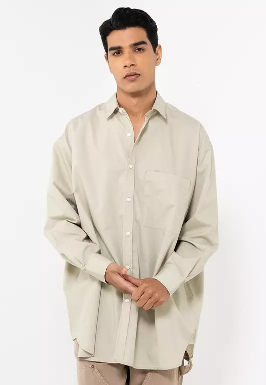 Long Sleeve Super Oversized Shirt