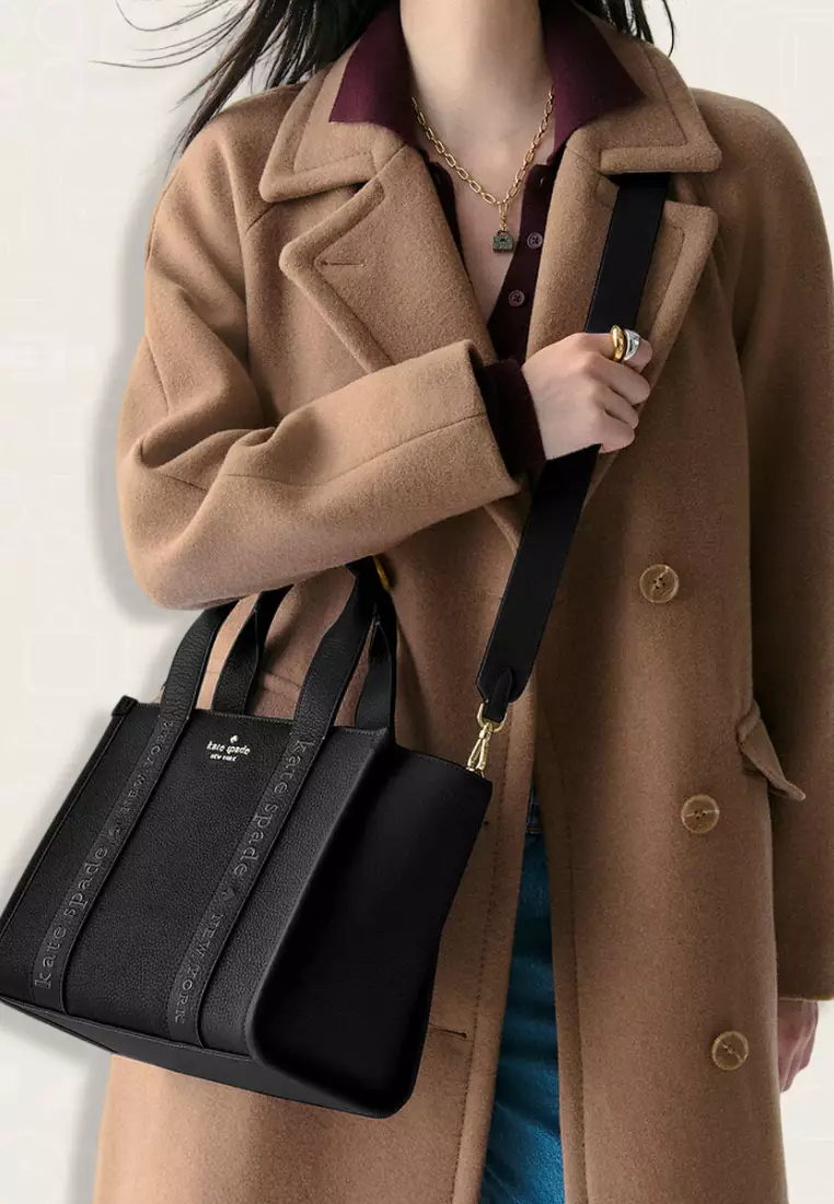 Kate Spade Kip Leather Small Tote Black