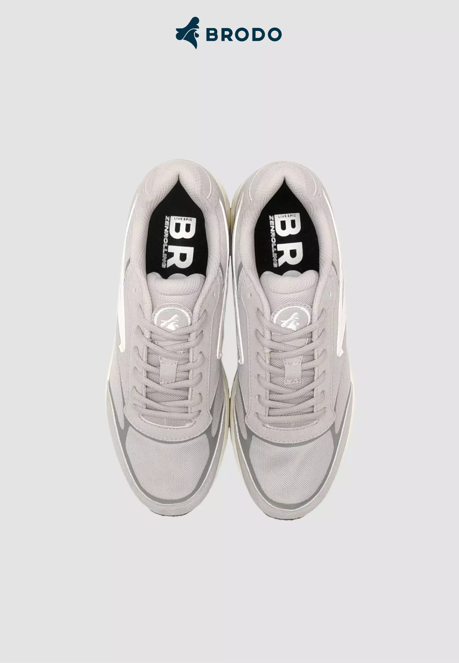 BRODO - Sneakers Ace Nova Dove Grey OWS