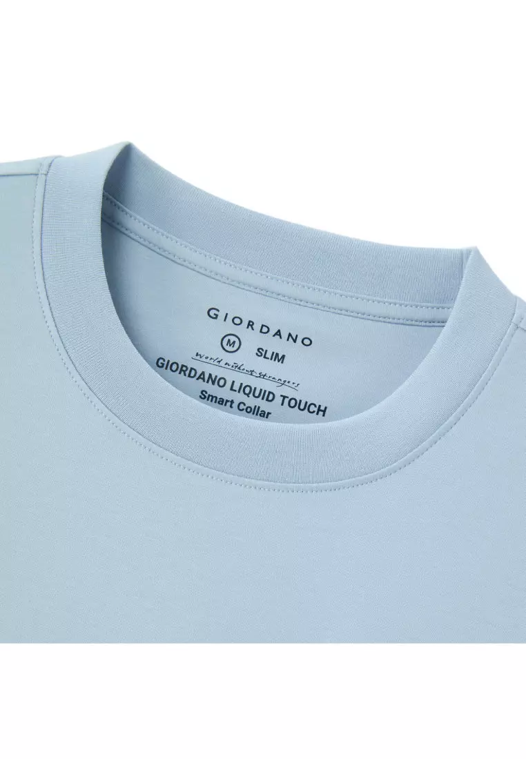 Men's Liquid Touch Short Sleeve Slim Embroidery Tee 01025802