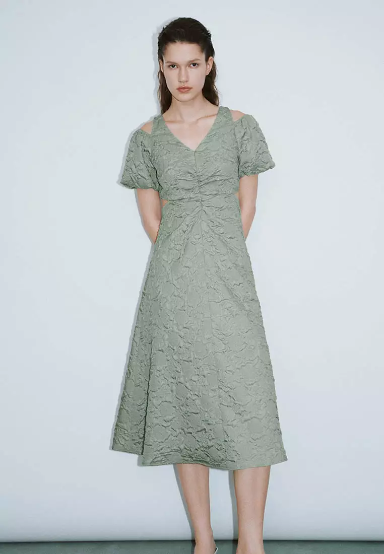 V-Neck A-Line Dresses