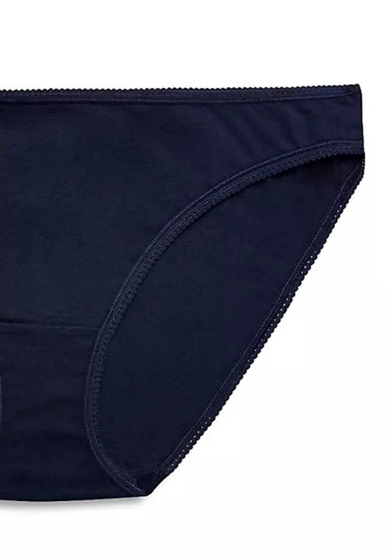 5pk Cotton Lycra™ Printed Bikini Knickers