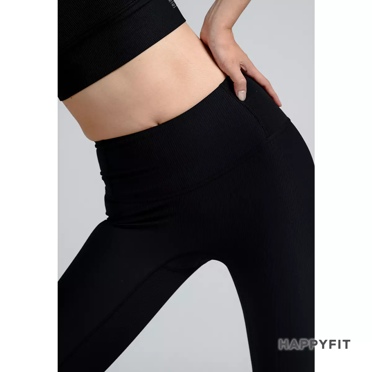 HAPPYFIT SOLO High Waist Leggings Black