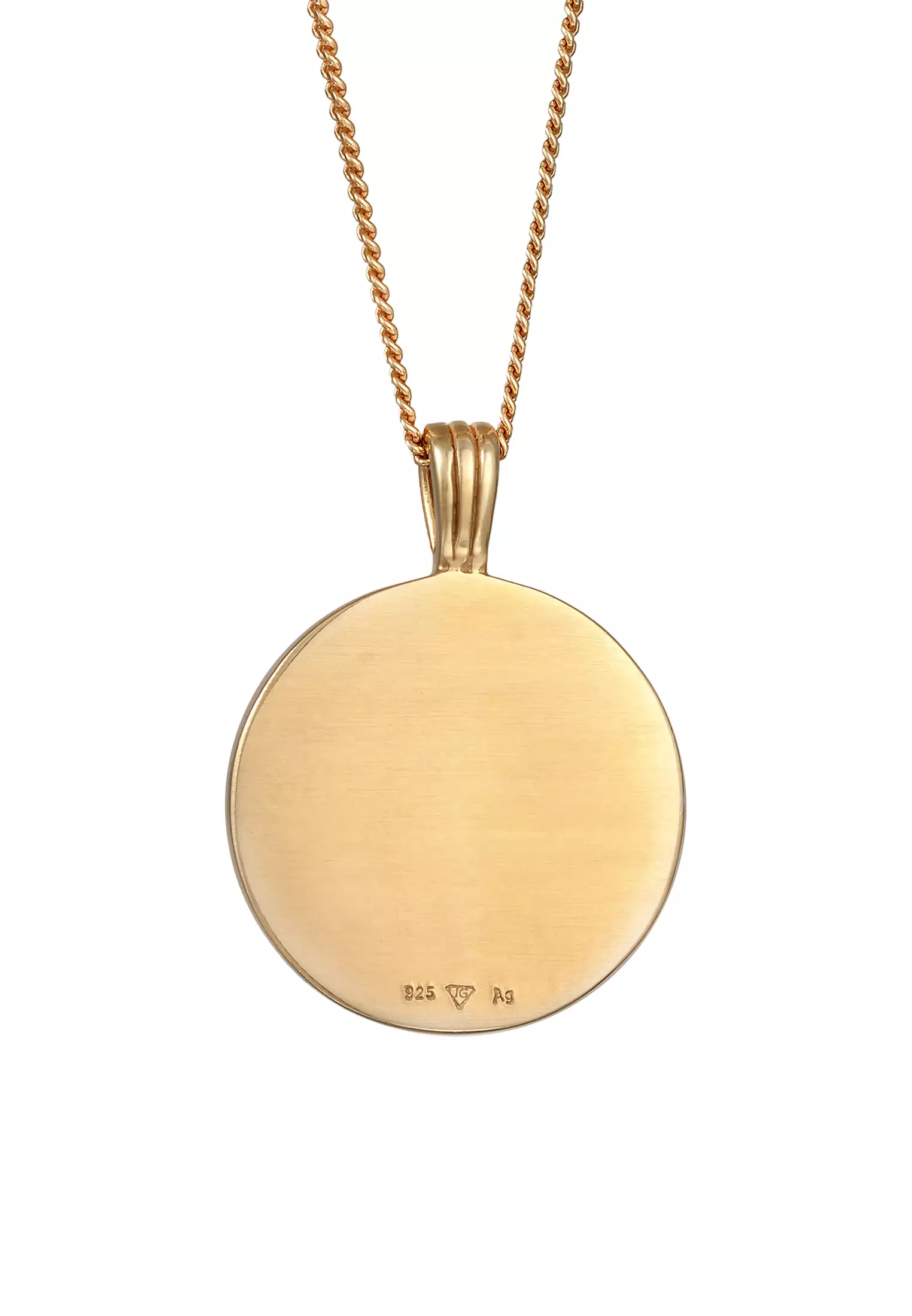 Necklace Pendant Platelet Wave Surfer Maritime Gold Plated