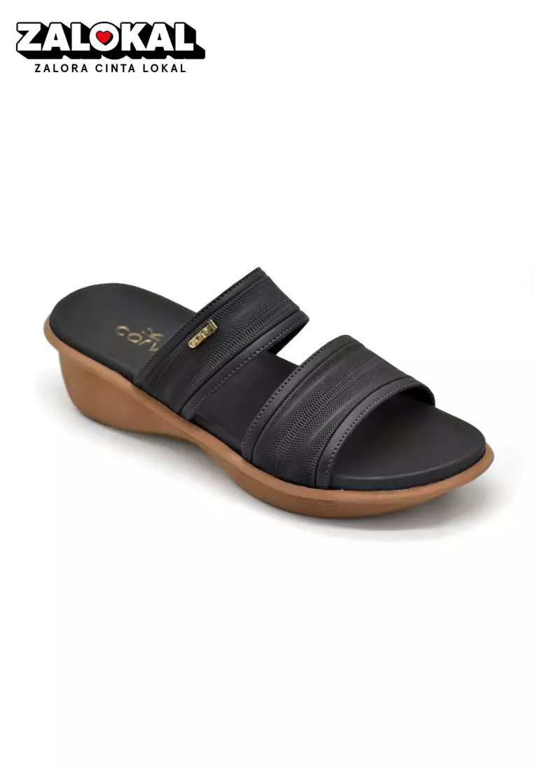 Carvil Sandal Wanita  Gantari-02 L Black