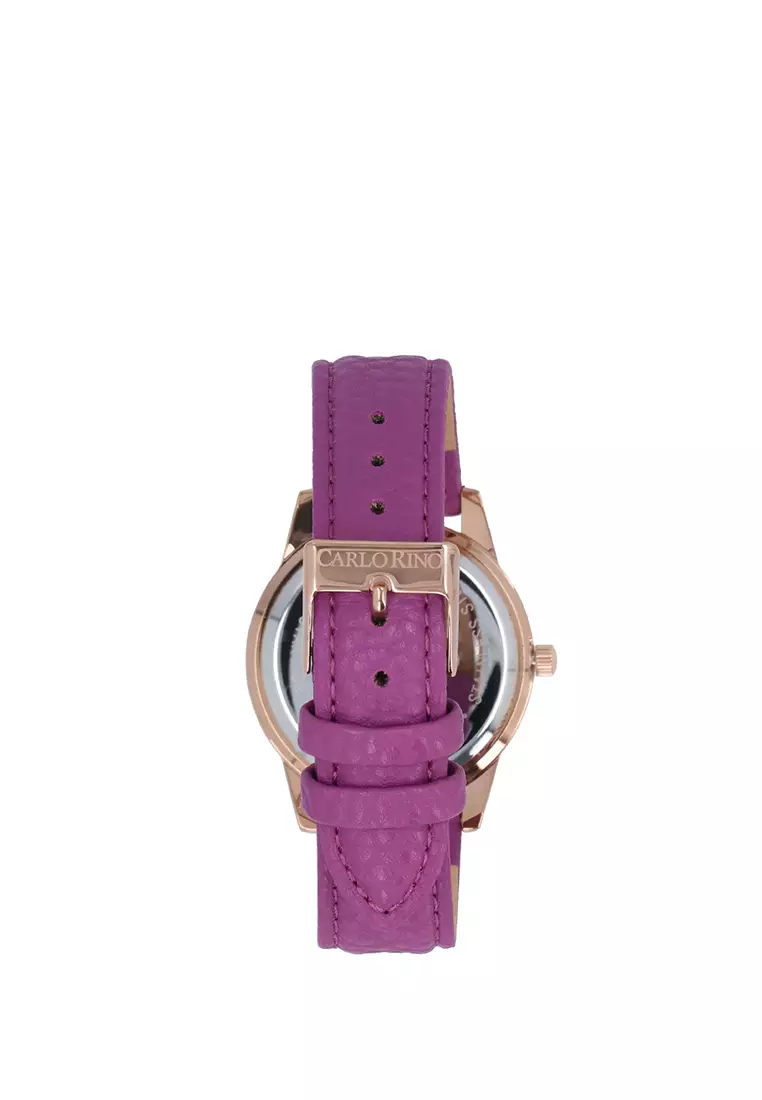 Buy Carlo Rino Lavender Thalia Watch Online | ZALORA Malaysia