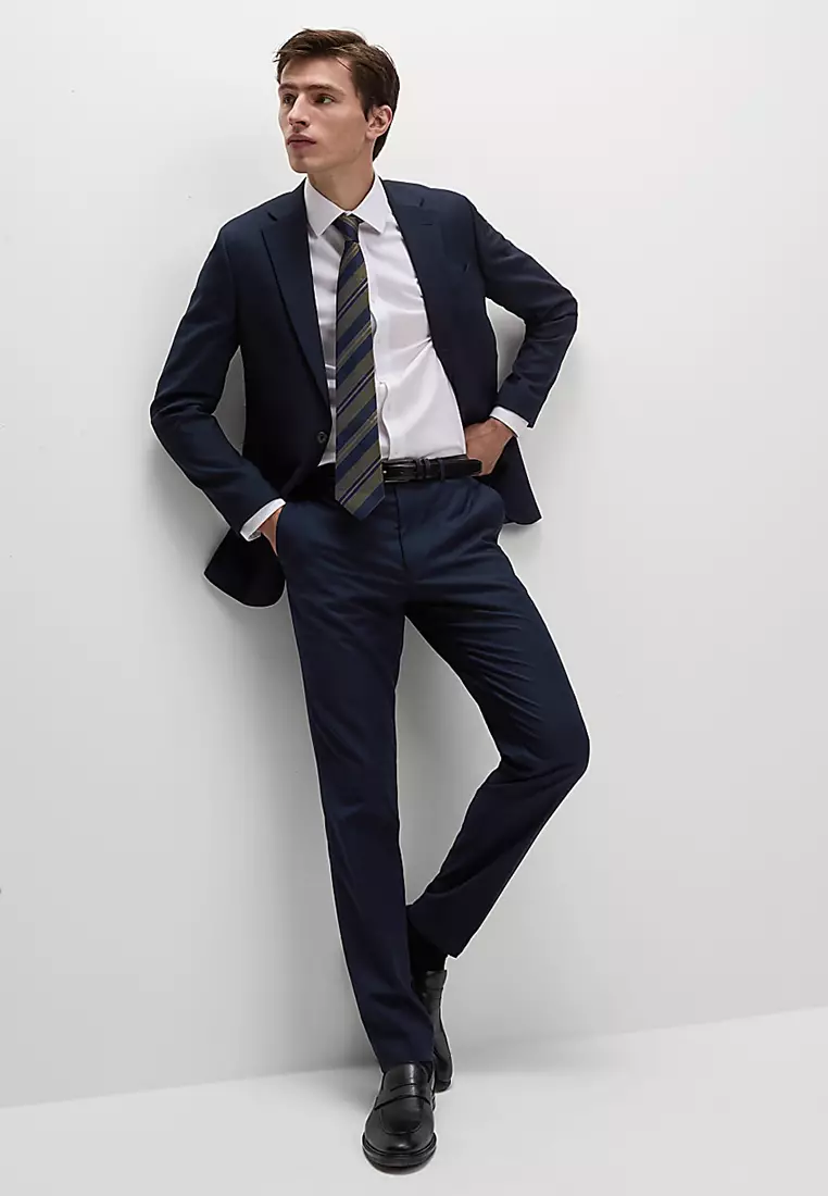 Slim Fit Stretch Suit Trousers