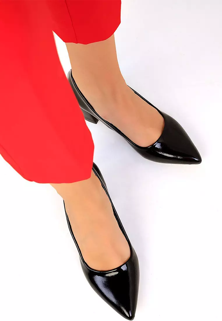 Pointed Toe Block Heels