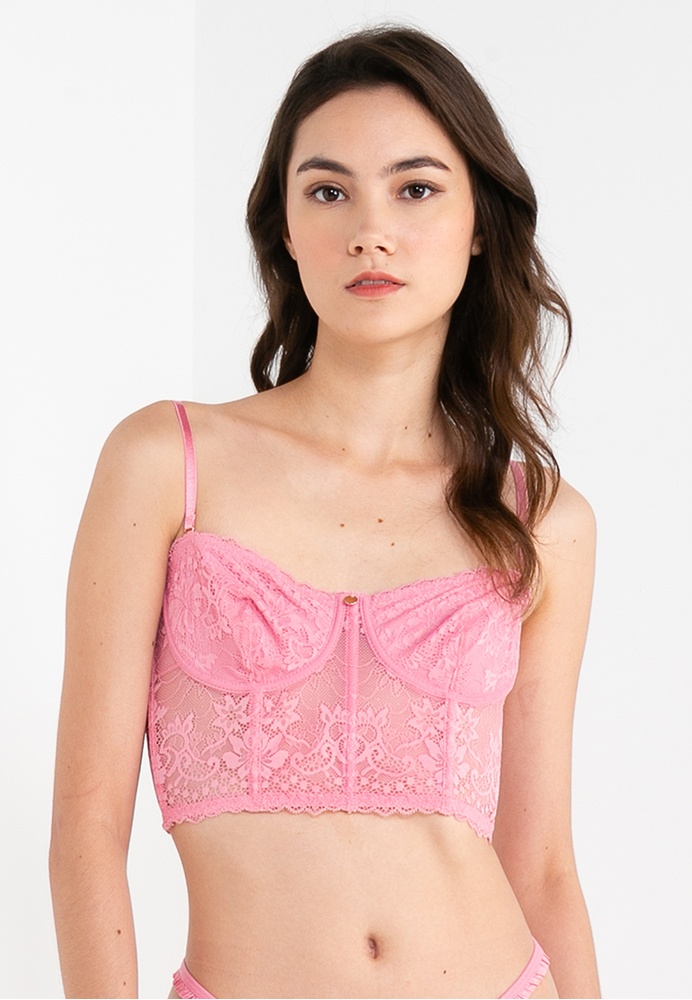 Cotton On Body Cassie Lace Underwire Corset ZALORA Philippines