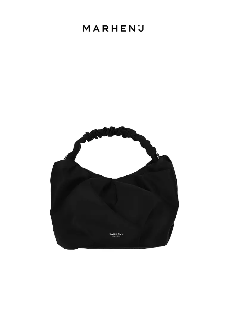 TULIP Nylon Crossbody Bag Black