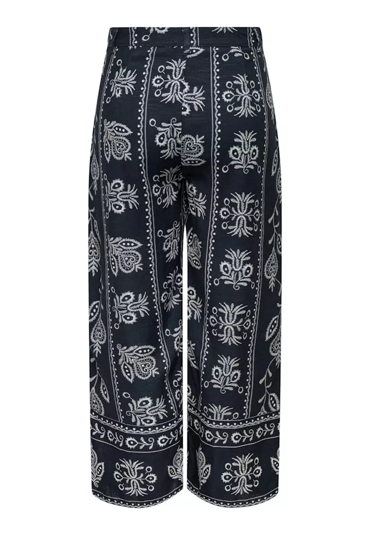 High Waist Cropped Pants