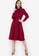 ZALORA WORK red Shirt Dress with Self Tie 3DC77AAB10E1DEGS_1