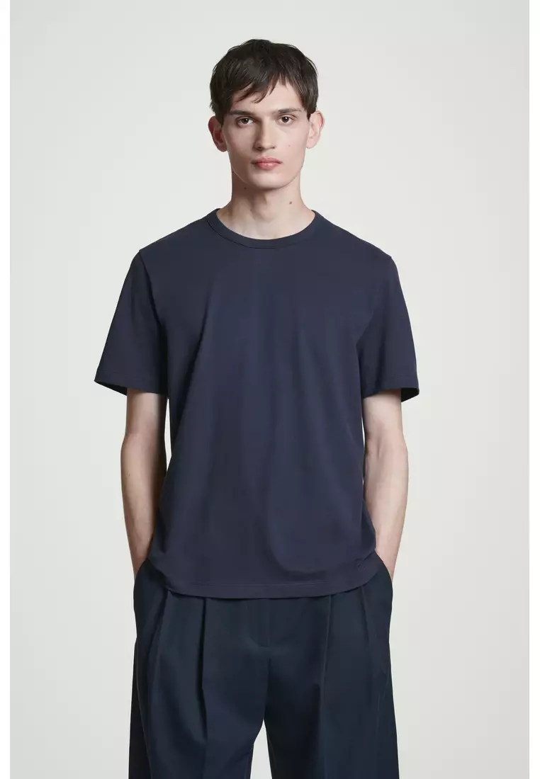 Buy COS BRUSHED-COTTON T-SHIRT 2025 Online ZALORA Philippines