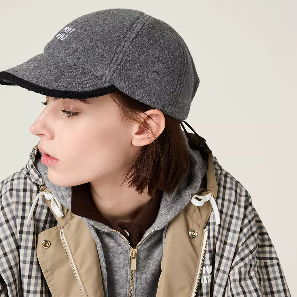 Fleece Baseball Cap Grey