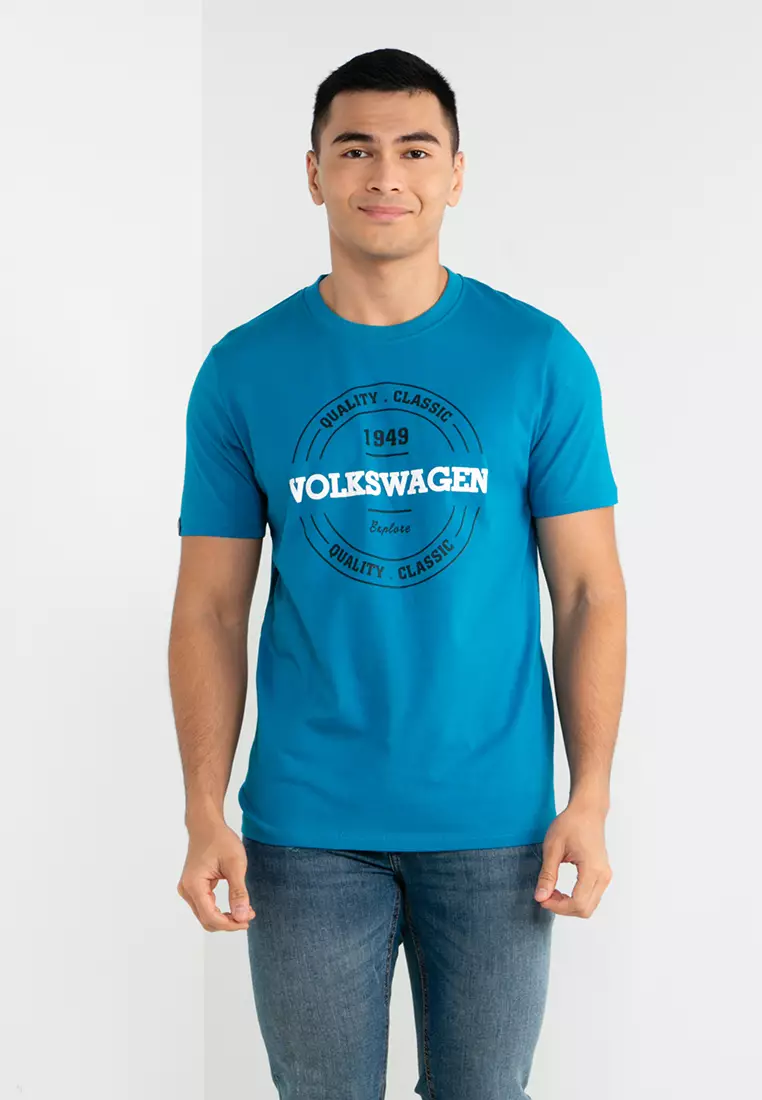 Men's Round Neck Graphic Tee