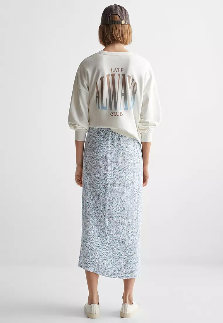 Teen Slit Long Skirt