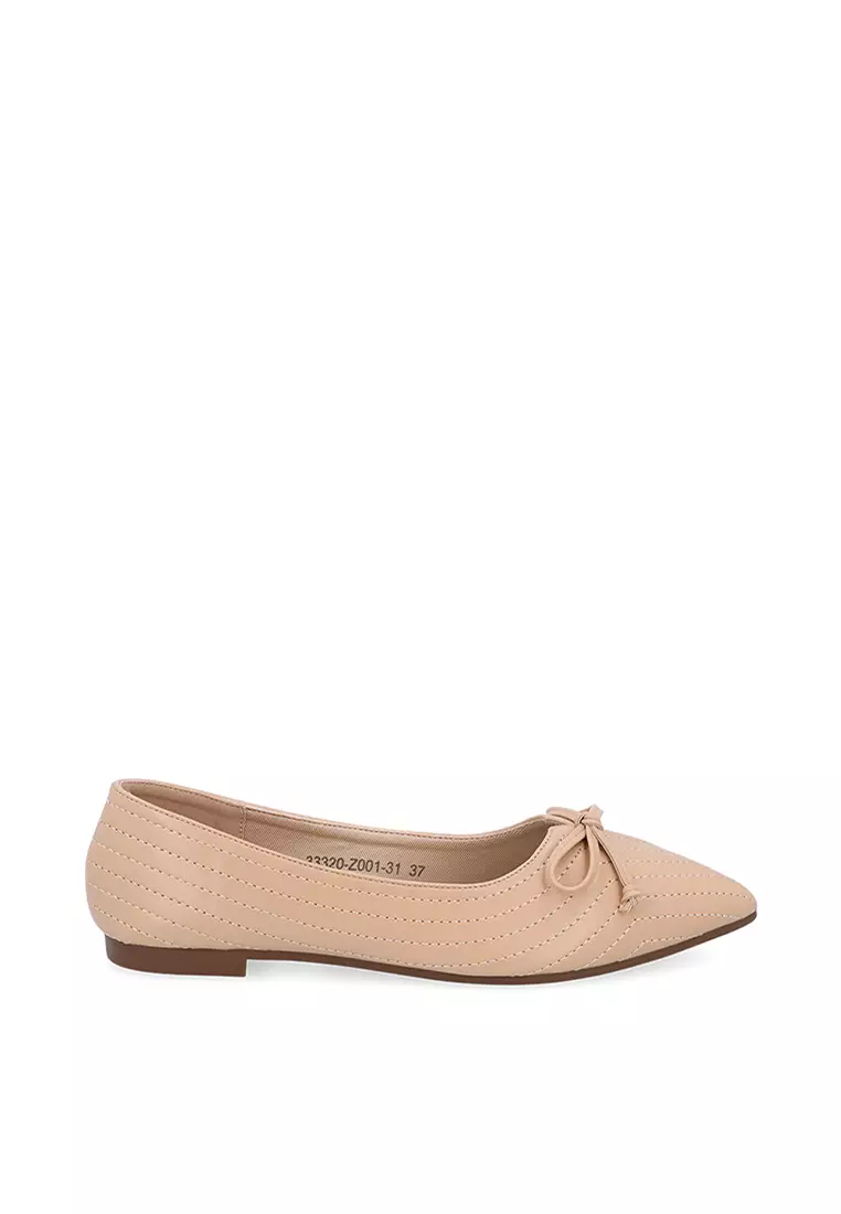 Discount on Carlo Rino  shoes - SKU: Dark Beige Garbine Ballerina