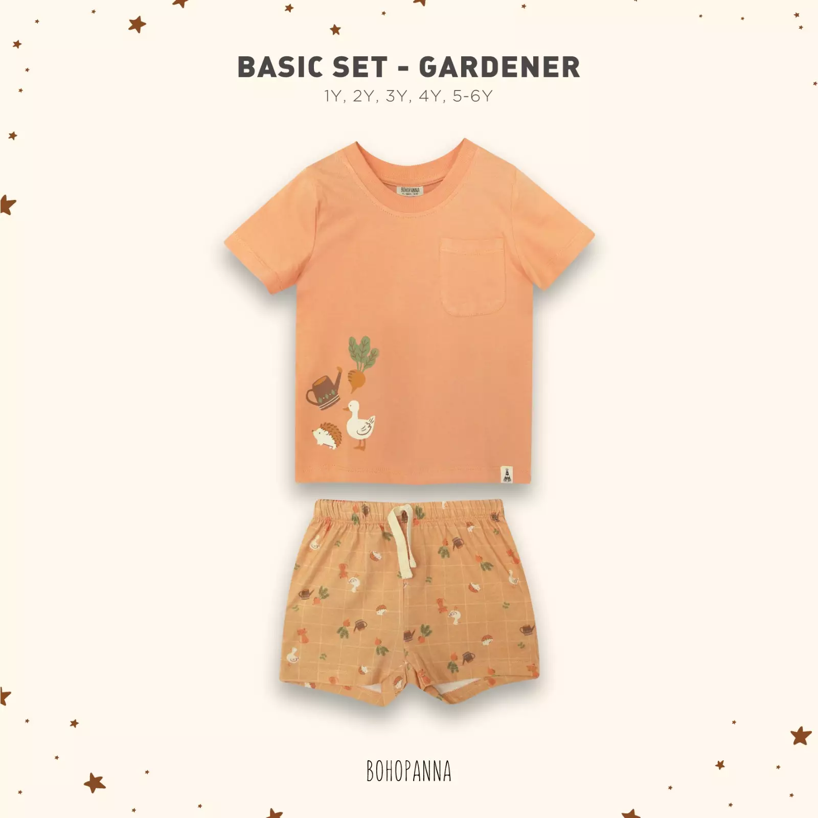 BOHOPANNA - BASIC SET - SETELAN ANAK - GARDENER