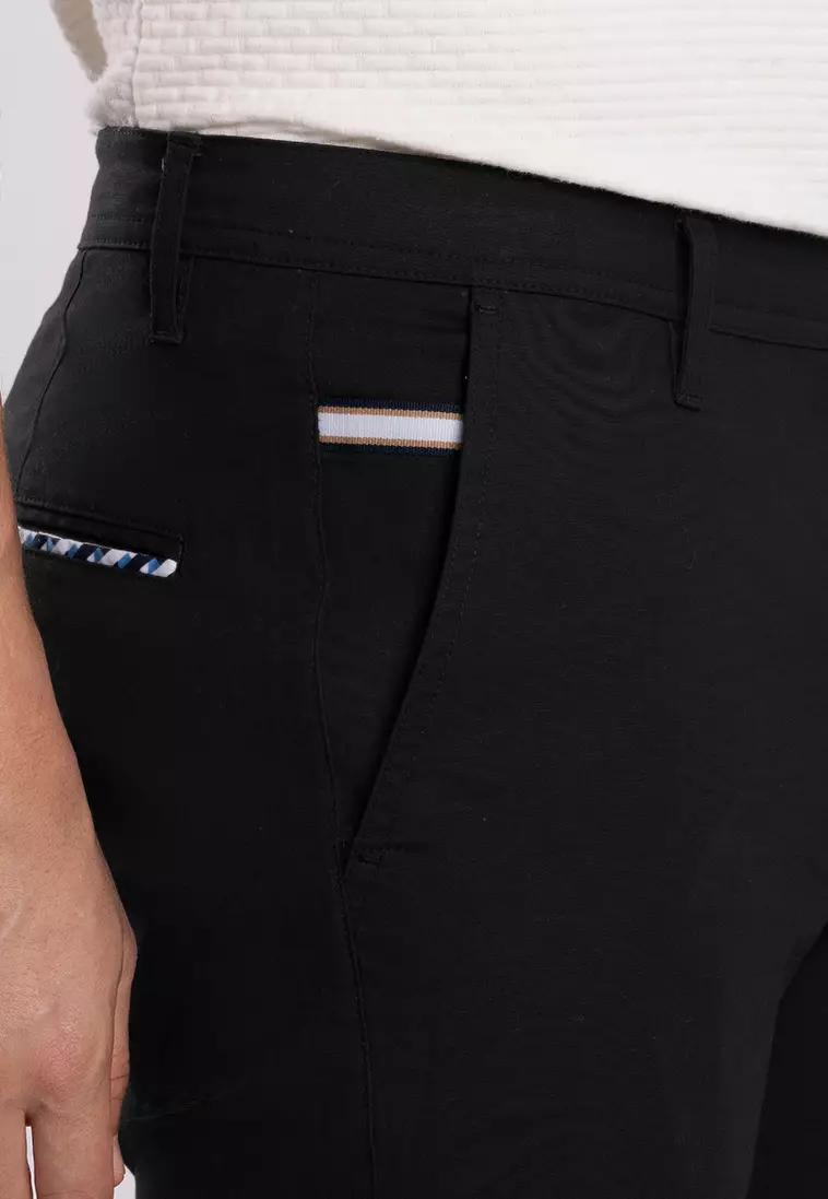 MOC Celana Panjang Ankle Pants Pria Rory - Black